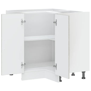 vidaXL Mobile Base ad Angolo Cucina Kalmar Grigio Sonoma in Truciolato