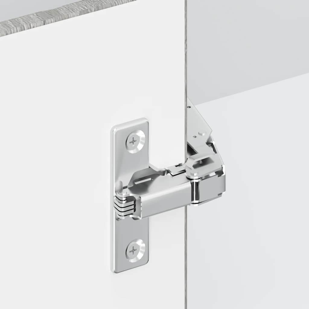 vidaXL Mobile Base ad Angolo Cucina Kalmar Grigio Sonoma in Truciolato