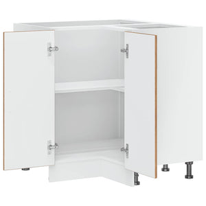 Mobile Base ad Angolo Cucina-Base ad Angolo Cucina Kalmar Legno Vecchio in Truciolato