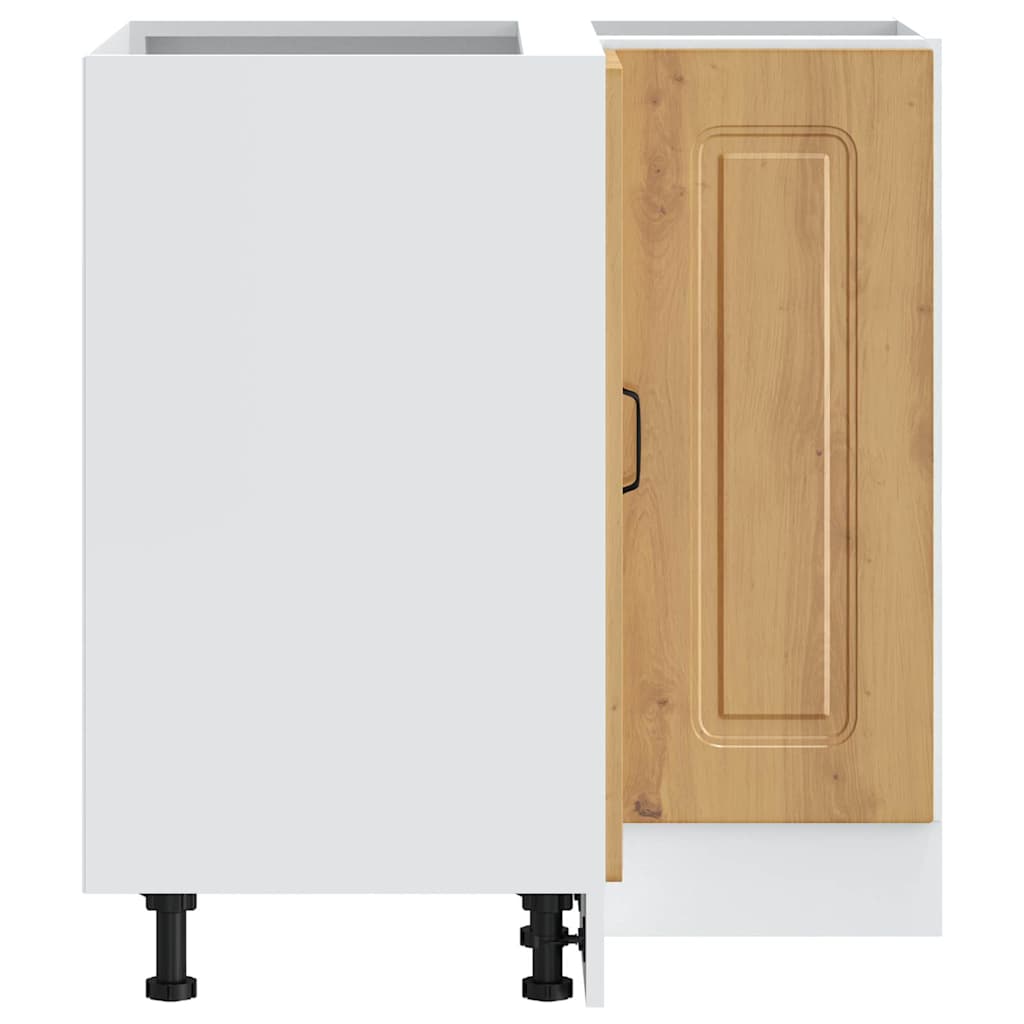 Mobile Base ad Angolo Cucina Kalmar Rovere Artigianale