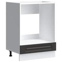 Armadio per Forno Kalmar Nero in Legno Multistrato 853518