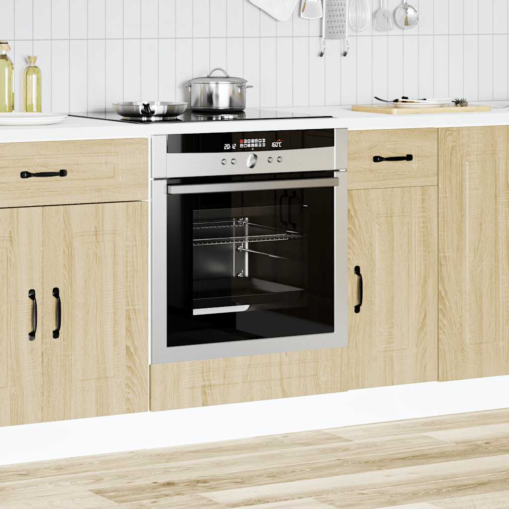 Armadio per Forno Kalmar Rovere Sonoma in Legno Multistrato 853520