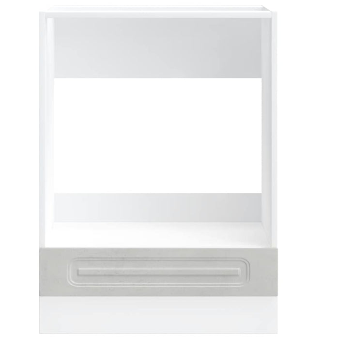 Armadio per Forno Kalmar Grigio Cemento in Legno Multistrato 853521