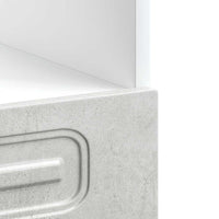 Armadio per Forno Kalmar Grigio Cemento in Legno Multistrato 853521