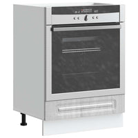 Armadio Forno Kalmar Grigio Sonoma Legno Multistrato 853523