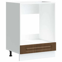 Armadio per Forno Kalmar Rovere Marrone in Legno Multistrato 853524