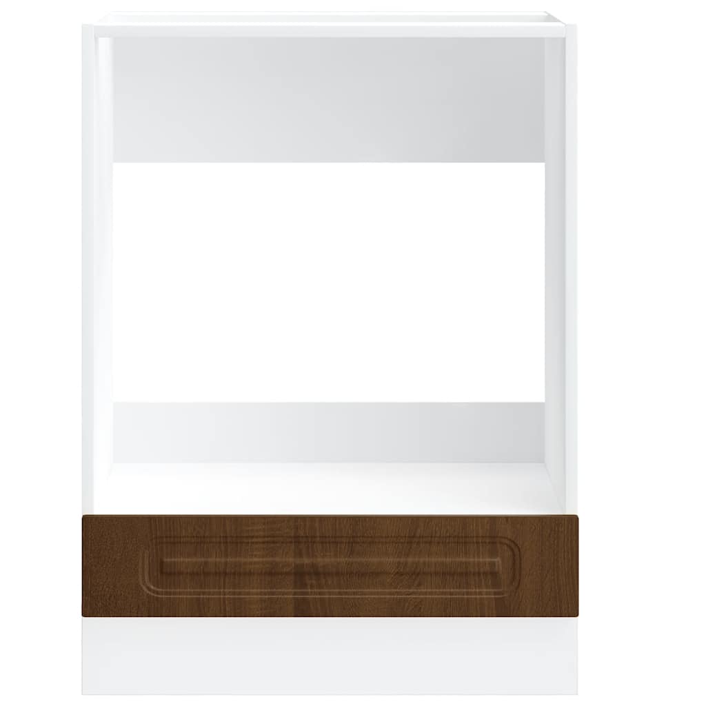 Armadio per Forno Kalmar Rovere Marrone in Legno Multistrato 853524