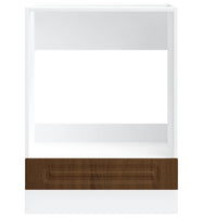 Armadio per Forno Kalmar Rovere Marrone in Legno Multistrato 853524