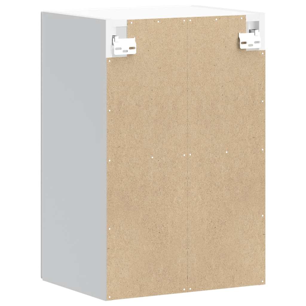 Pensile da Cucina con Porta in Vetro Kalmar Bianco Lucido 853529