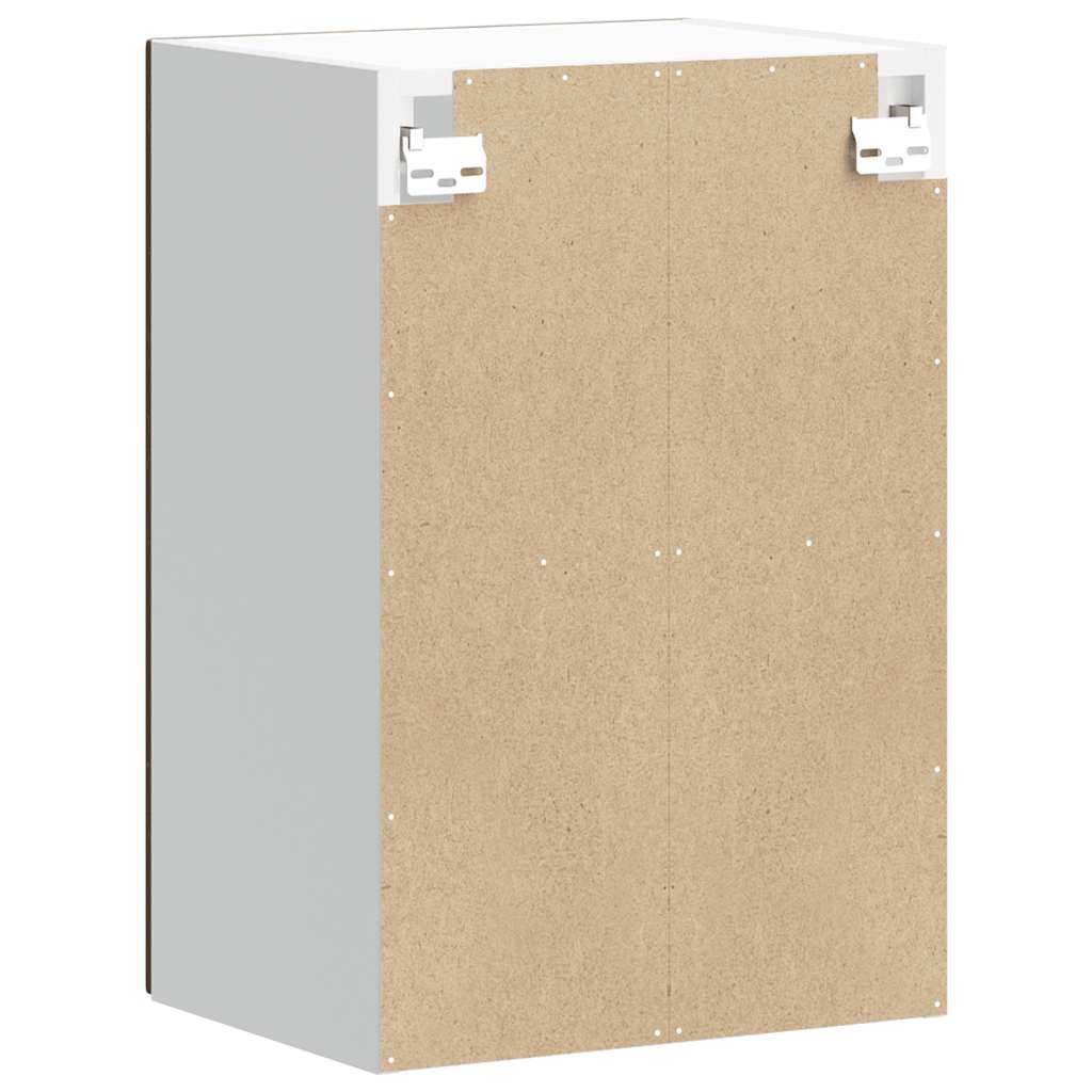 Pensile da Cucina con Porta in Vetro Kalmar Rovere Fumo 853532