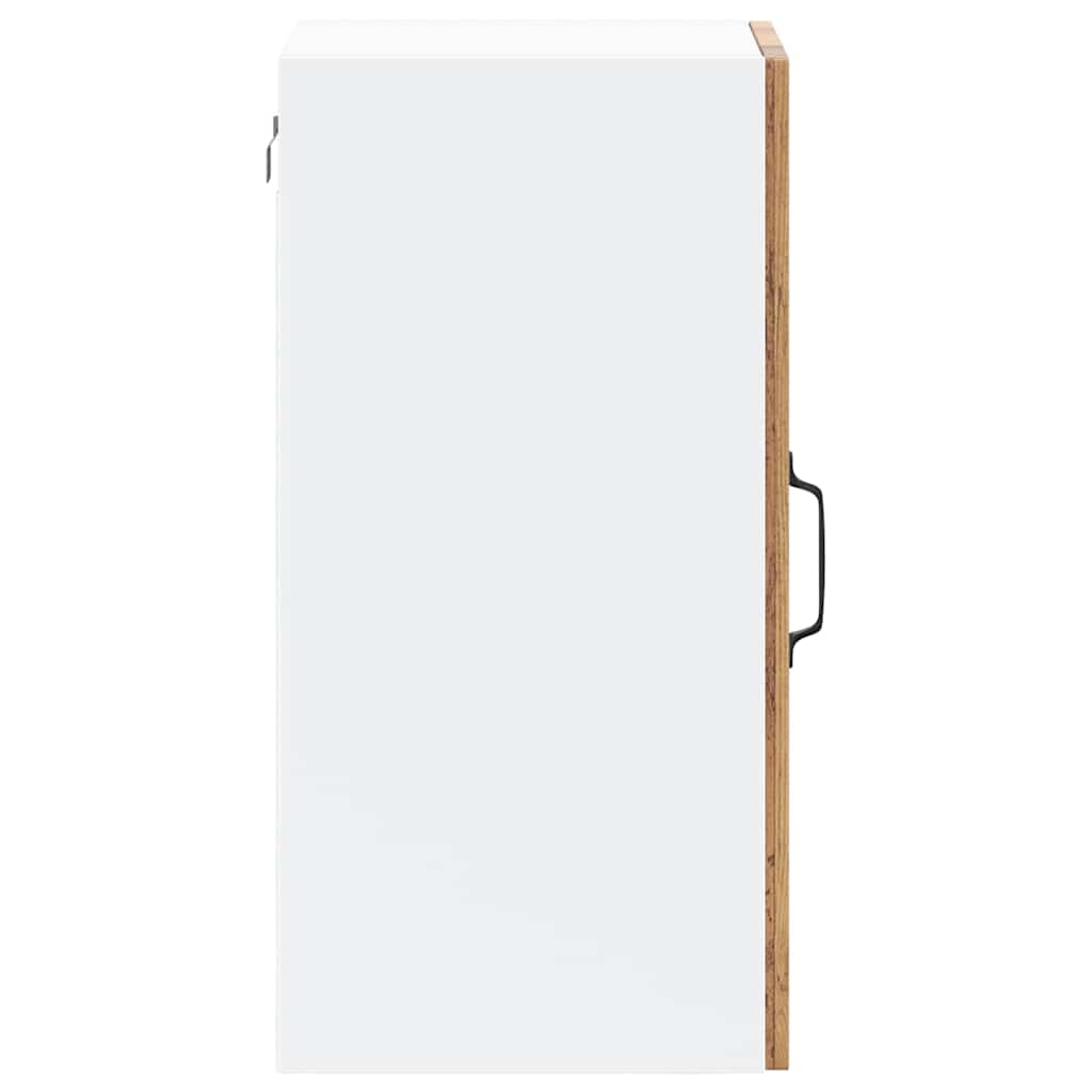 Pensile da Cucina con Porta in Vetro Kalmar Legno Vecchio 853535