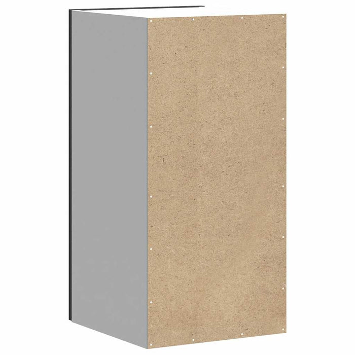 vidaXL Pensile da Cucina Kalmar Nero in Legno Multistrato