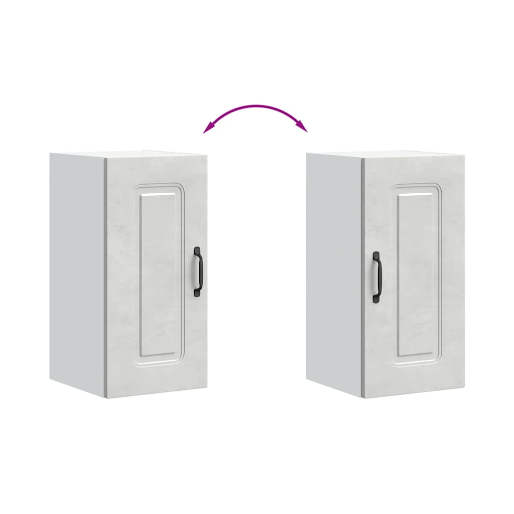 Pensile da Cucina Kalmar Grigio Cemento in Legno Multistrato 853541