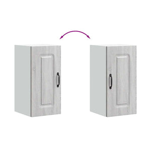 Pensile da Cucina-Mobile Cucina da Parete Kalmar Grigio Sonoma in Legno Multistrato 123082