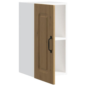 Pensile da Cucina-Mobile Cucina da Parete Kalmar Rovere Artigianale Legno Multistrato 433173