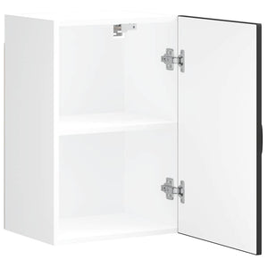 Pensile da Cucina-Armadio da cucina Kalmar Nero in Legno Multistrato 604786