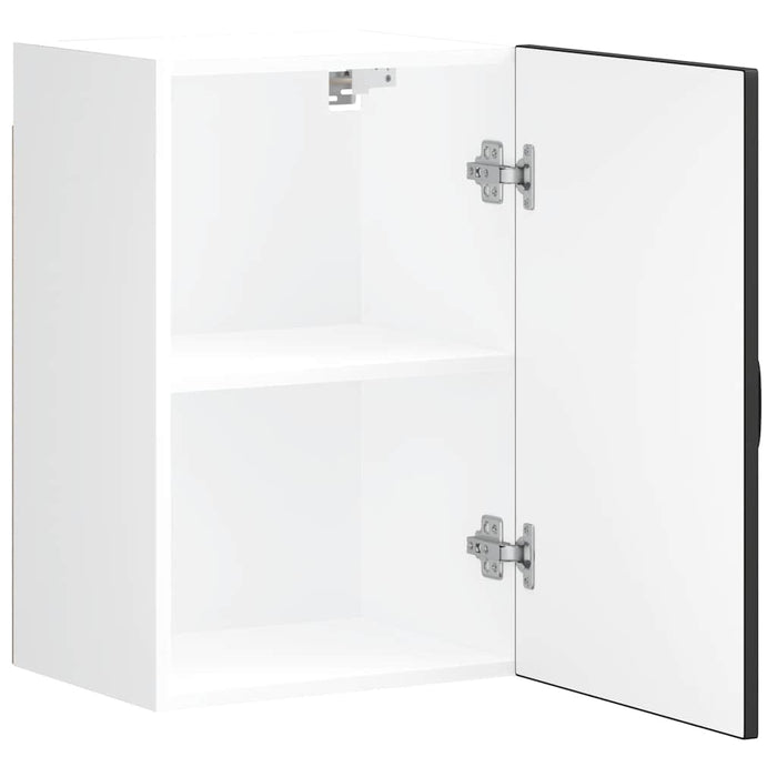 Pensile da Cucina-Armadio da cucina Kalmar Nero in Legno Multistrato 604786