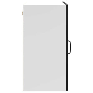 Pensile da Cucina-Armadio da cucina Kalmar Nero in Legno Multistrato 604786