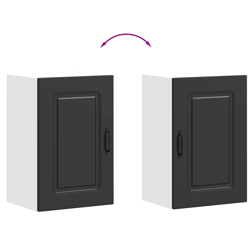 Pensile da Cucina Kalmar Nero in Legno Multistrato 853548