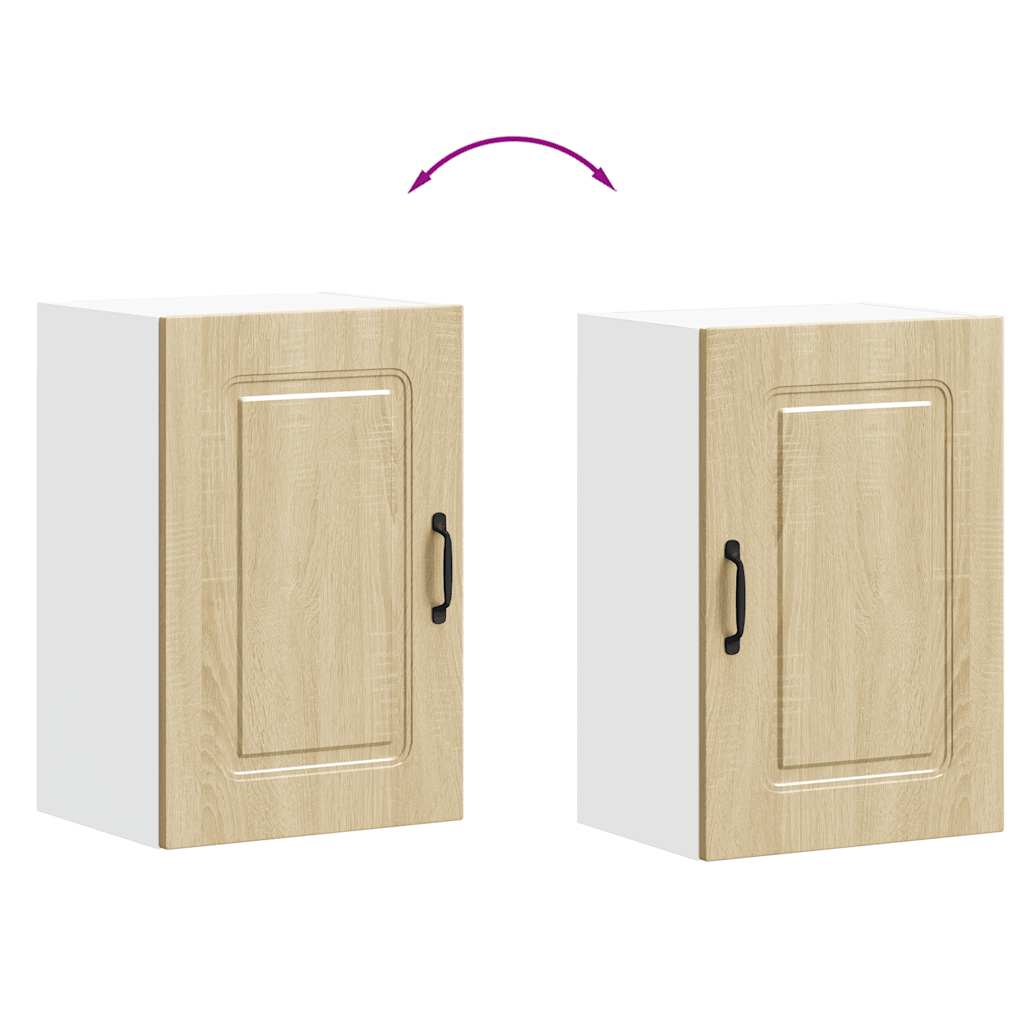 Pensile da Cucina-Mobile Cucina da Parete Kalmar Rovere Sonoma in Legno Multistrato 554185