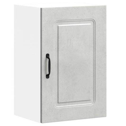 vidaXL Pensile da Cucina Kalmar Grigio Cemento in Legno Multistrato