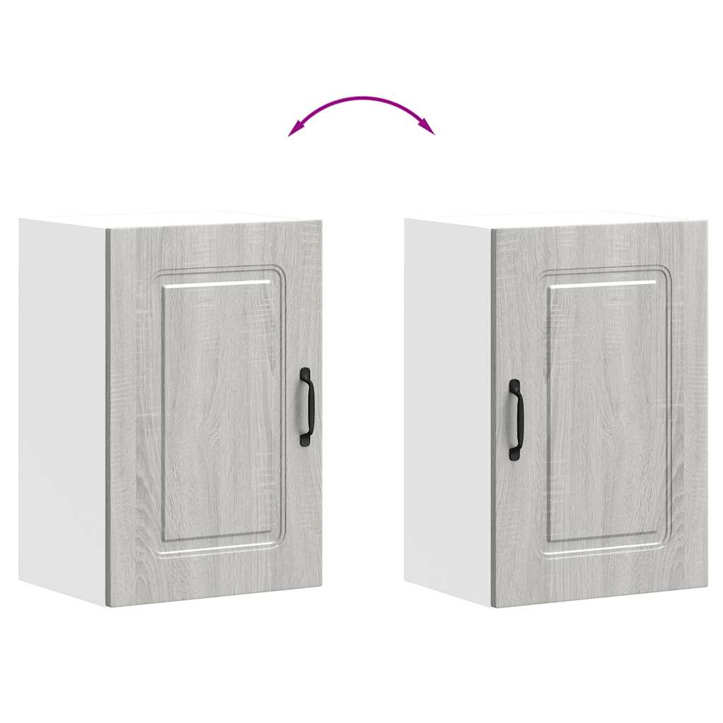 Pensile da Cucina Kalmar Grigio Sonoma in Legno Multistrato 853553