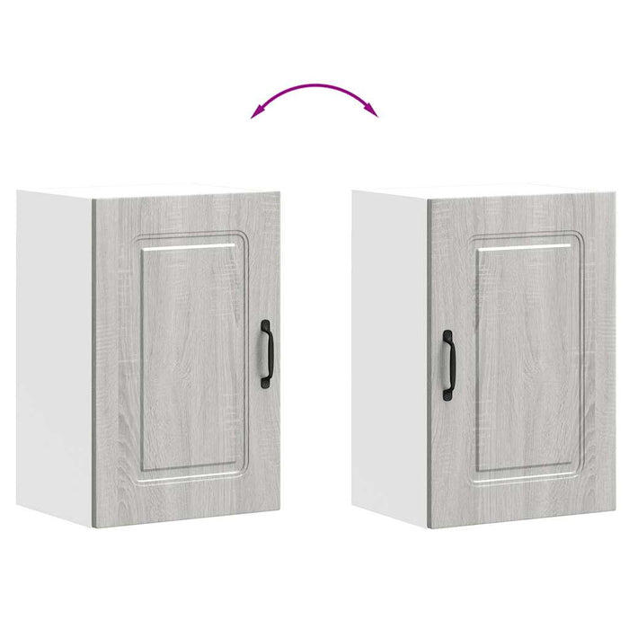 Pensile da Cucina Kalmar Grigio Sonoma in Legno Multistrato 853553