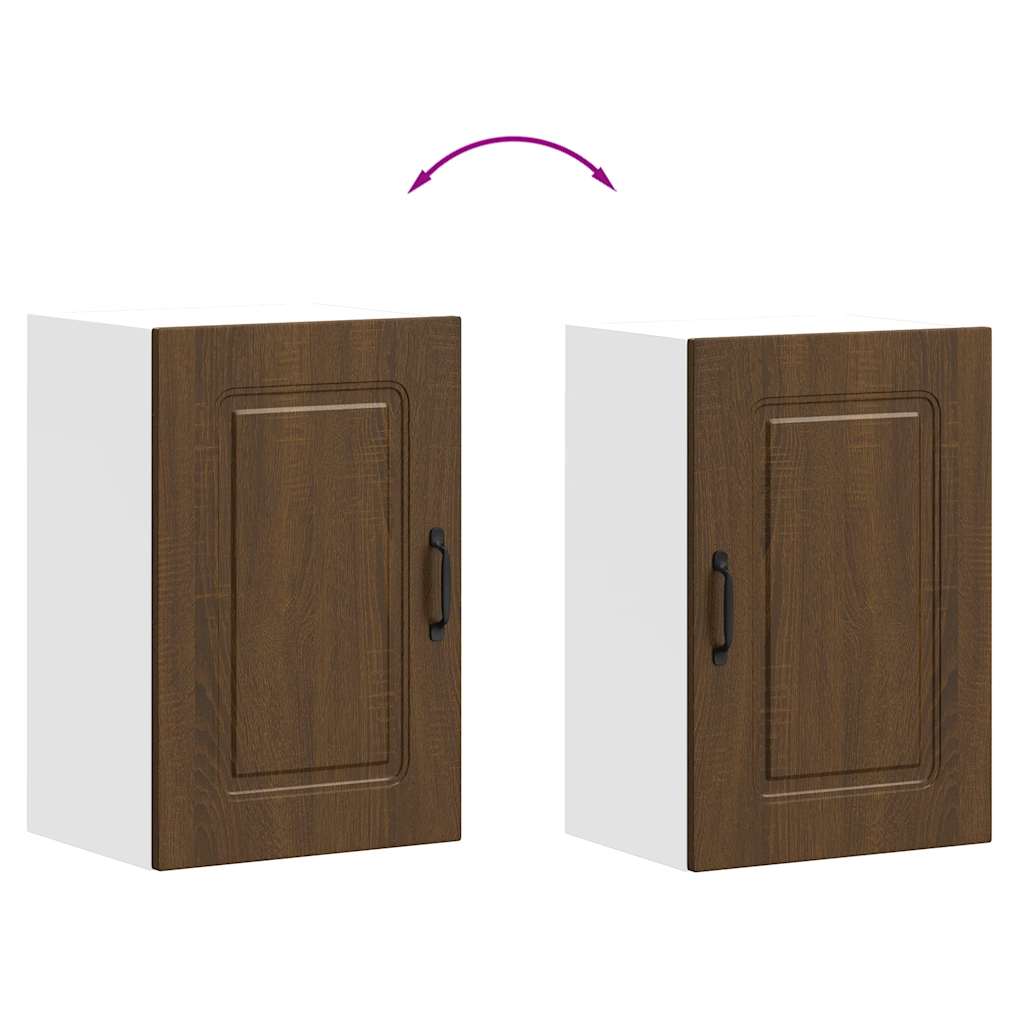 Pensile da Cucina Kalmar Rovere Marrone in Legno Multistrato 853554