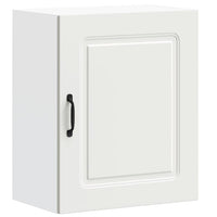 Pensili da Cucina 2 pz-Mobile Cucina da Parete Kalmar Bianco in Legno Multistrato