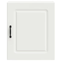 Pensili da Cucina 2 pz-Mobile Cucina da Parete Kalmar Bianco in Legno Multistrato