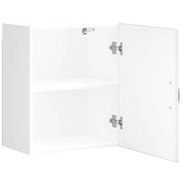 Pensili da Cucina 2 pz Kalmar Bianco in Legno Multistrato 853558