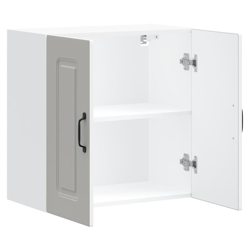 Pensile da Cucina-Armadio da cucina Kalmar Bianco in Legno Multistrato 365771