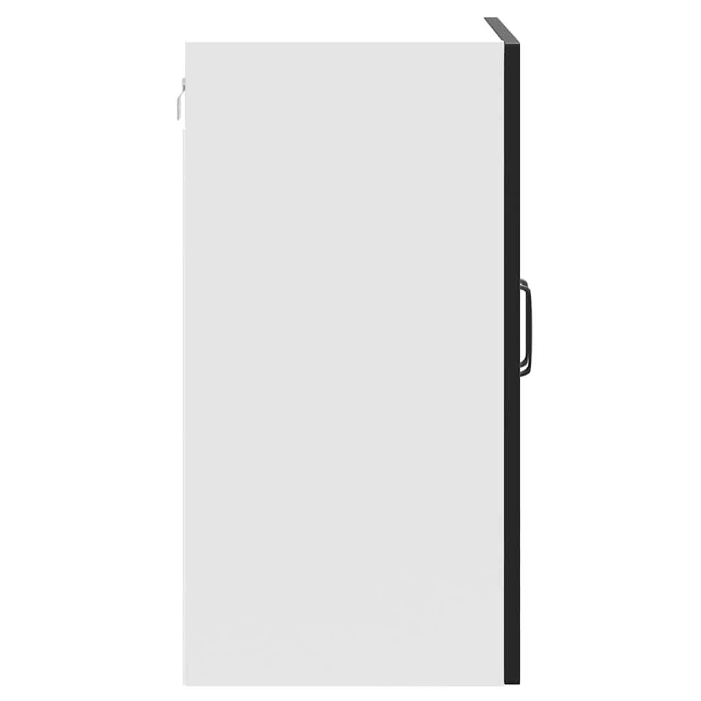 vidaXL Pensile da Cucina Kalmar Nero in Legno Multistrato