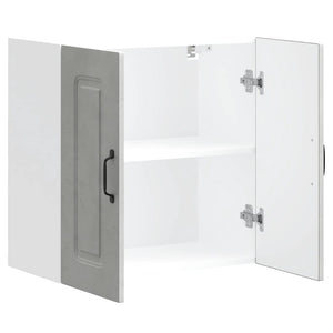 Pensile da Cucina Kalmar Grigio Cemento in Legno Multistrato 853581