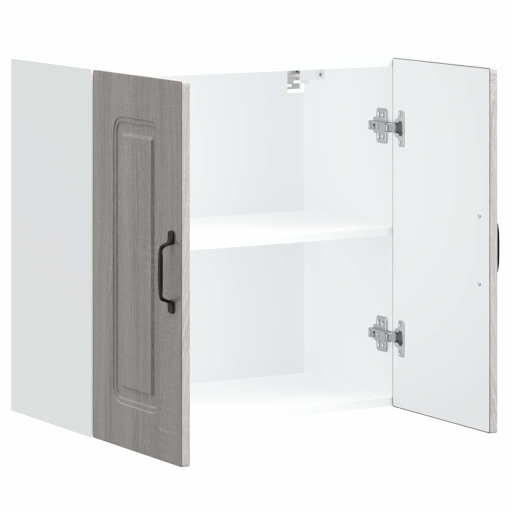 Pensile da Cucina-Mobile Cucina da Parete Kalmar Grigio Sonoma in Legno Multistrato 837222