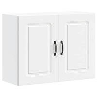 vidaXL Pensile da Cucina Kalmar Bianco in Legno Multistrato