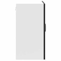 Pensile da Cucina-Mobile Cucina da Parete Kalmar Nero in Legno Multistrato 455153