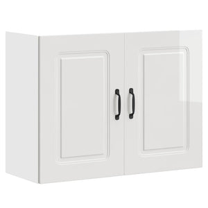 Base da Cucina Kalmar Bianco Lucido in Legno Multistrato 853589