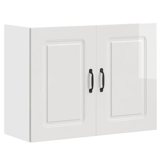 Base da Cucina Kalmar Bianco Lucido in Legno Multistrato 853589