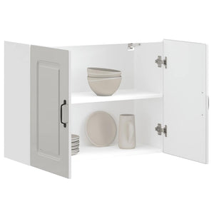 Base da Cucina Kalmar Bianco Lucido in Legno Multistrato