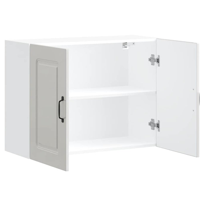 Base da Cucina Kalmar Bianco Lucido in Legno Multistrato 853589