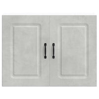 vidaXL Pensile da Cucina Kalmar Grigio Cemento in Legno Multistrato