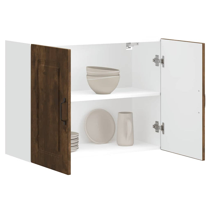 Pensile da Cucina Kalmar Rovere Fumo in Legno Multistrato 853592