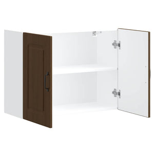 Pensile da Cucina-Mobile Cucina da Parete Kalmar Rovere Marrone in Legno Multistrato 490900