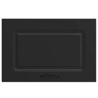 vidaXL Pensile da Cucina Kalmar Nero in Legno Multistrato