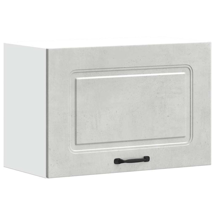 Pensile da Cucina-Mobile Cucina da Parete Kalmar Grigio Cemento in Legno Multistrato 940452