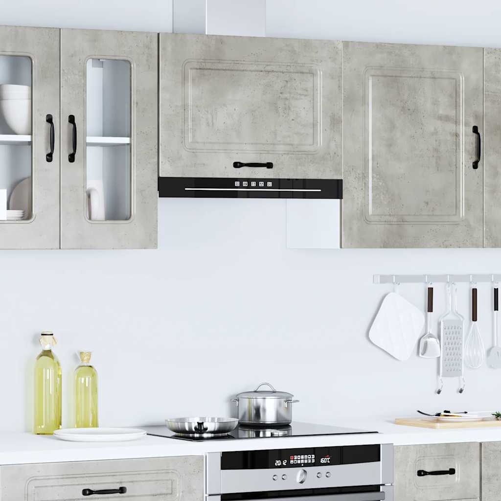 Pensile da Cucina Kalmar Grigio Cemento in Legno Multistrato 853601