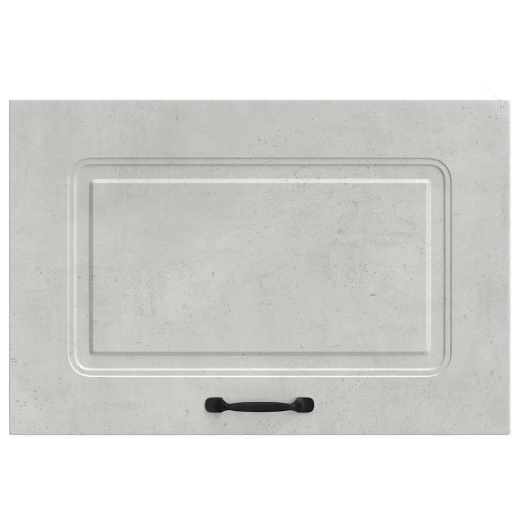 Pensile da Cucina-Mobile Cucina da Parete Kalmar Grigio Cemento in Legno Multistrato 940452