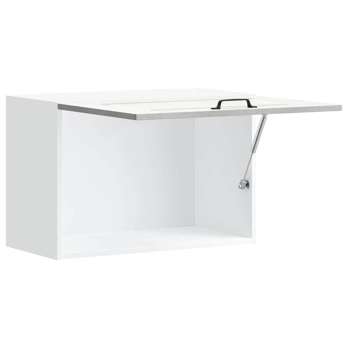 Pensile da Cucina-Mobile Cucina da Parete Kalmar Grigio Cemento in Legno Multistrato 940452