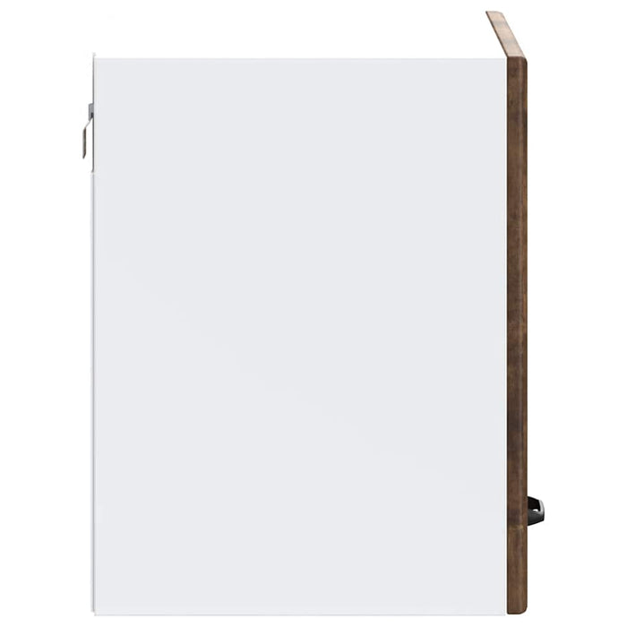 Pensile da Cucina-Mobile Cucina da Parete Kalmar Rovere Fumo in Legno Multistrato 706657